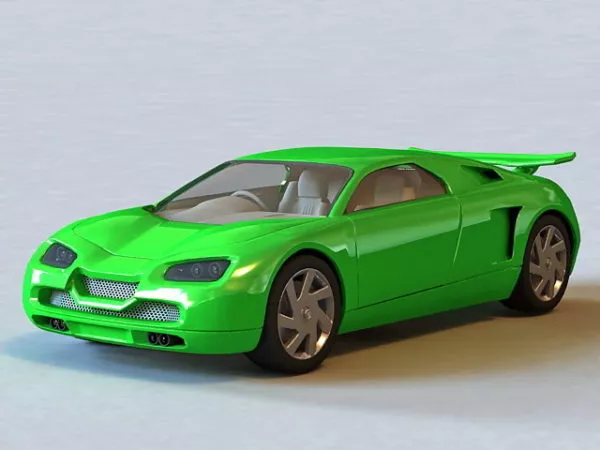Super Sport Car 3d model Super Sport Car 3d model