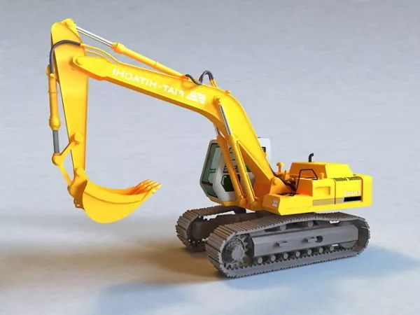 Japan Machine Small Excavator 3d model