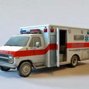 Hospital Ambulance 3d model