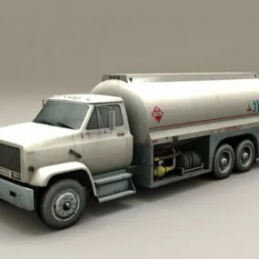 Airport Aviation Fuel Truck 3d model