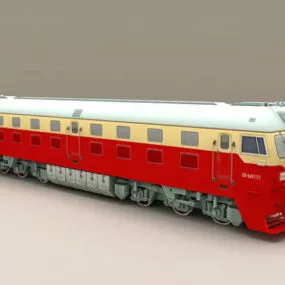 China Railway Df4d Locomotive 3d model