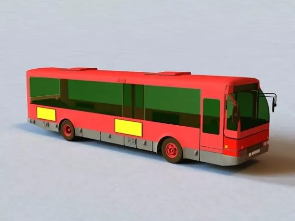 Common Bus Stop Station 3d model