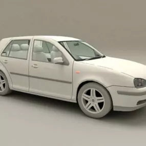 Vw Golf Compact Car 3d model