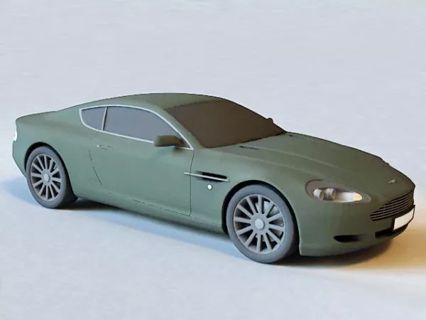 Aston Martin Db9 3d model Aston Martin Db9 3d model