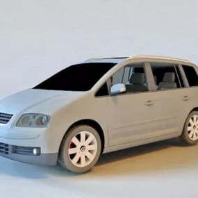 Volkswagen Touran Mpv 3d model