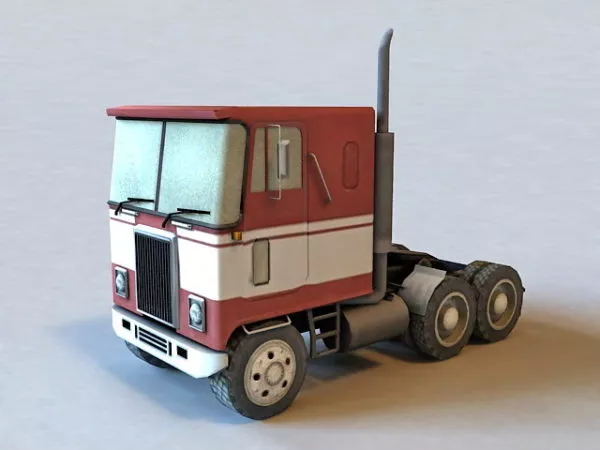 Low Poly Farm Tractor 3d model