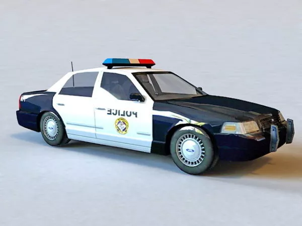 Ford Crown Victoria Police Car 3d model Ford Crown Victoria Police Car 3d model