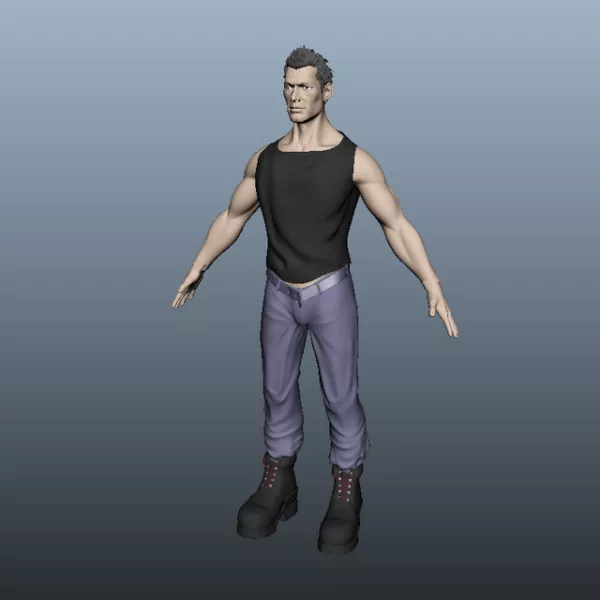 American Man 3d model American Man 3d model