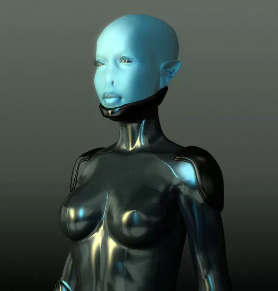 Lake Abduction Landscape 3d model