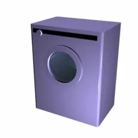 Retro Washing Machine 3d model