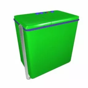 Retro Washing Machine 3d model