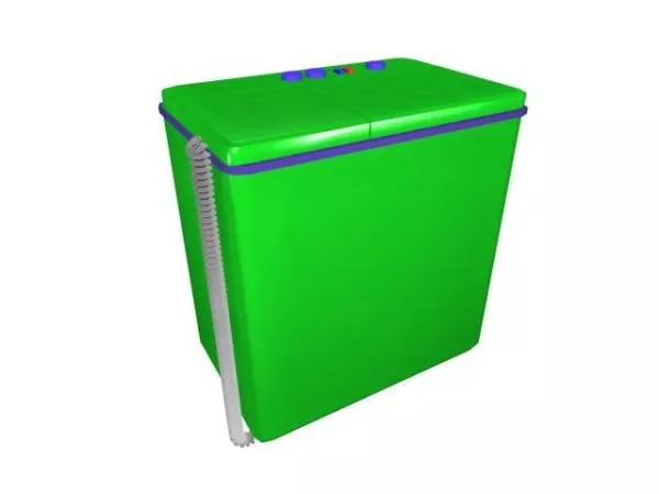 Siemens Washing Machine White Color 3d model