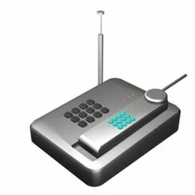 Wireless Phone Handset 3d model