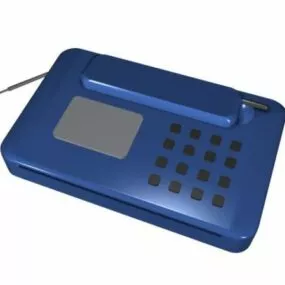 Cordless Portable Telephone 3d model