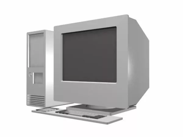 Personal Desktop Computer 3d model Personal Desktop Computer 3d model