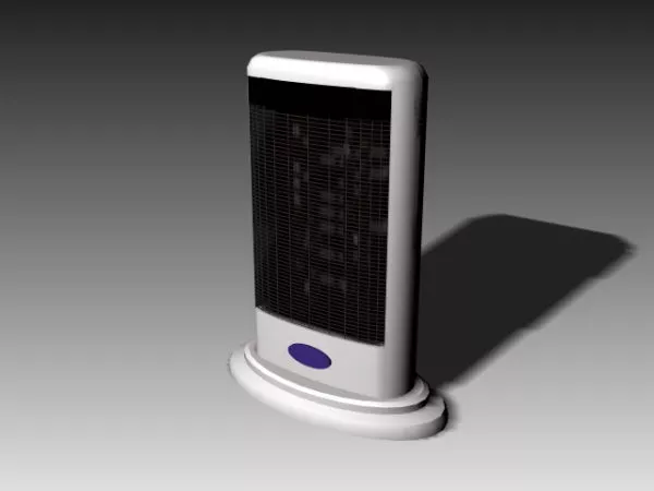 Electric Radiative Space Heater 3d model Electric Radiative Space Heater 3d model