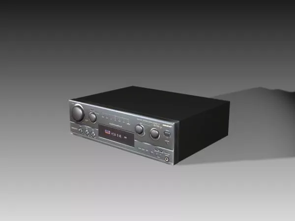 Home Audio Amplifier 3d model Home Audio Amplifier 3d model