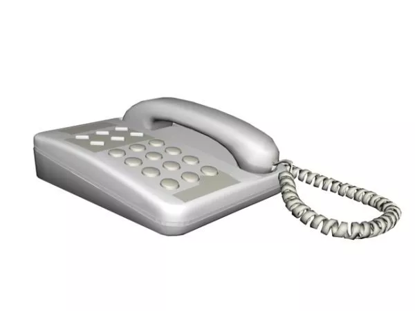 Landline Telephone 3d model Landline Telephone 3d model