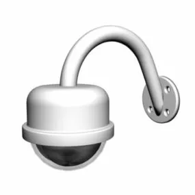 Wall Mount Dome Camera 3d model