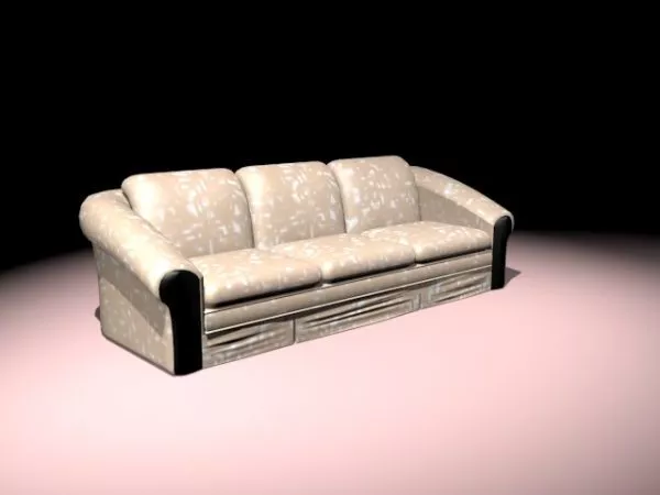 Davenport Sofa 3d model Davenport Sofa 3d model