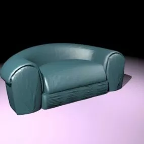 Low Profile Sofa Chair 3d model