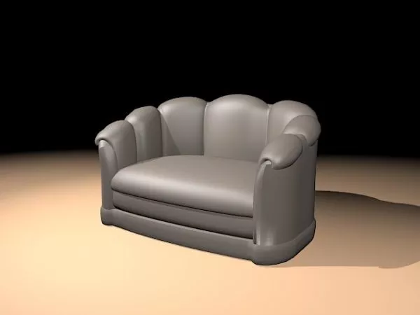Victorian Sofa Chair 3d model Victorian Sofa Chair 3d model
