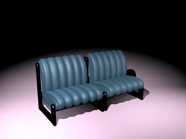 Industrial Style Sofa 3d model Industrial Style Sofa 3d model