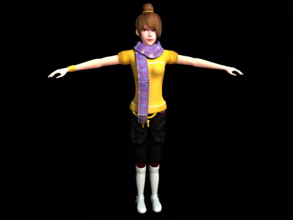Cute Sweet Girl 3d model Cute Sweet Girl 3d model