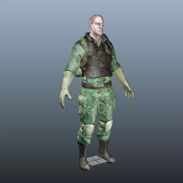 Army Soldier 3d model Army Soldier 3d model