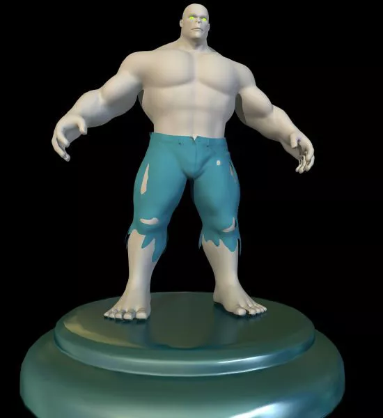 Hulk Figure 3d model Hulk Figure 3d model
