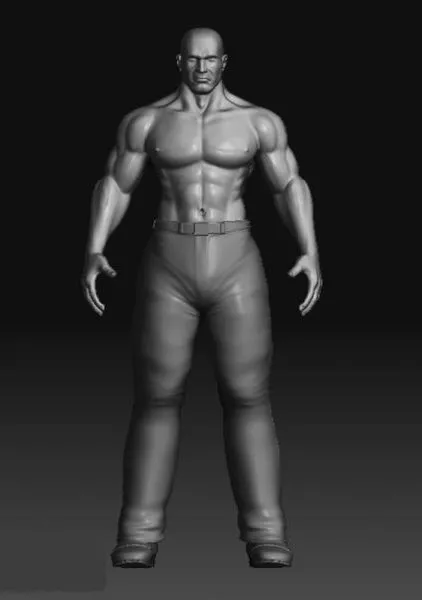 Strong Man 3d model Strong Man 3d model
