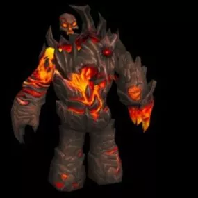 Magma Giant Monster 3d model