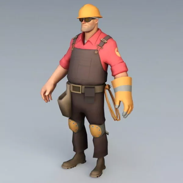 Tf2 Engineer Rig 3d model Tf2 Engineer Rig 3d model