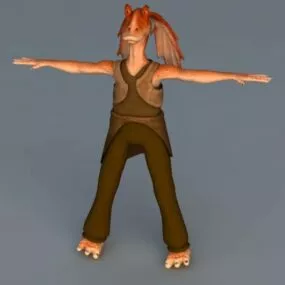 Jar Jar Binks 3d model