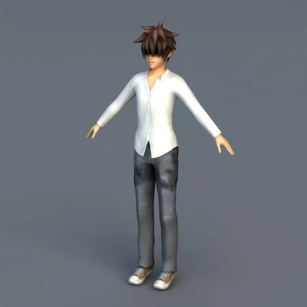 Cute Scene Guy 3d model Cute Scene Guy 3d model