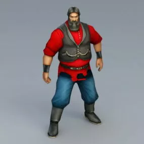 Medieval Russian Man 3d model