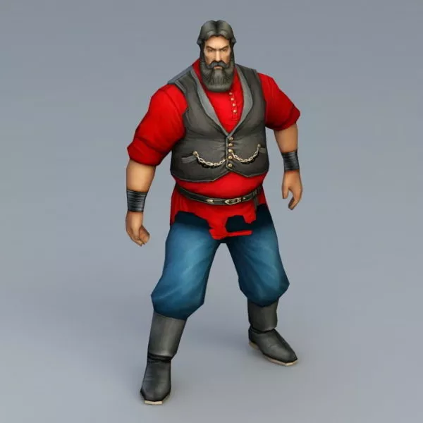 Medieval Russian Man 3d model Medieval Russian Man 3d model