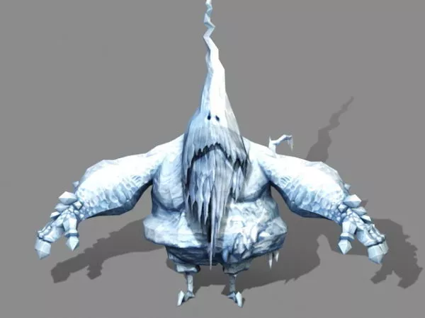 Ice Golem 3d model Ice Golem 3d model
