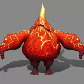 Lava Golem 3d model