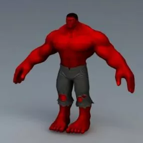 Red Hulk 3d model