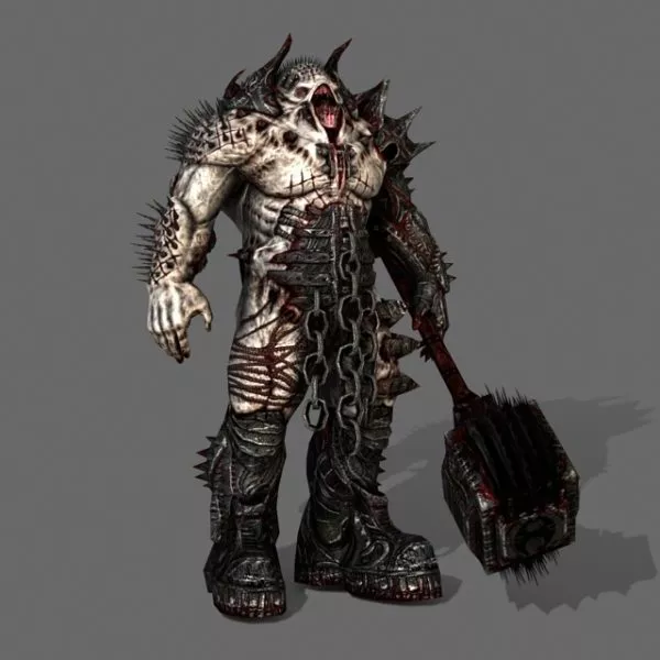Scary Monster Demon 3d model Scary Monster Demon 3d model