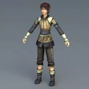 Cute Elf Guy 3d model