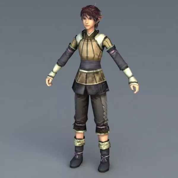 Cute Elf Guy 3d model Cute Elf Guy 3d model