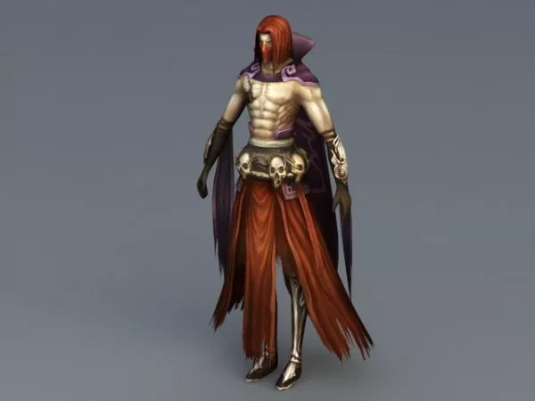 Assassin With Dagger 3d model