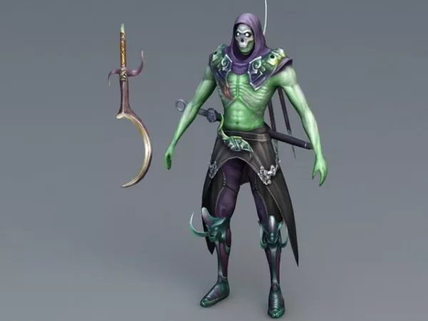 Assassin With Dagger 3d model