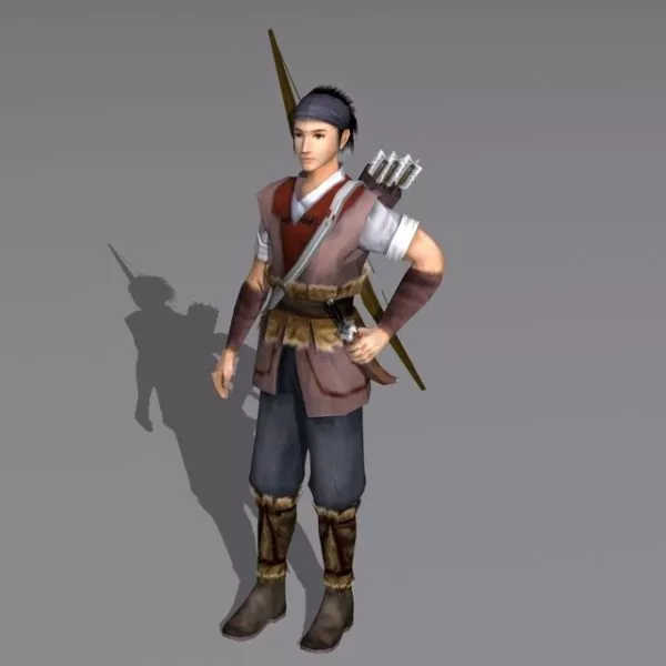 Medieval Hunter 3d model Medieval Hunter 3d model