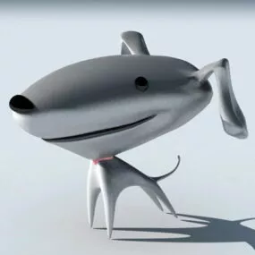 Cartoon Dog Character 3d model