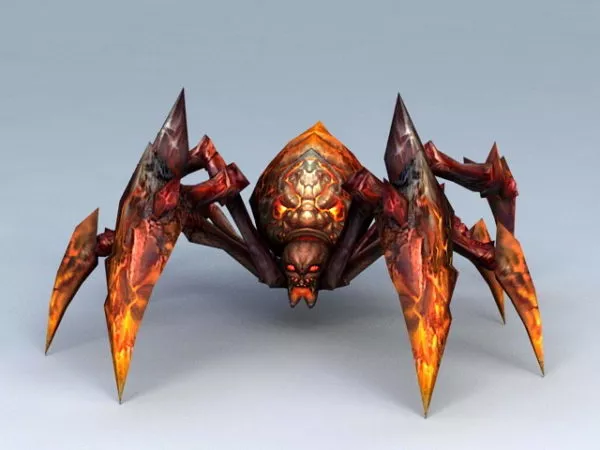 Lava Spider 3d model Lava Spider 3d model
