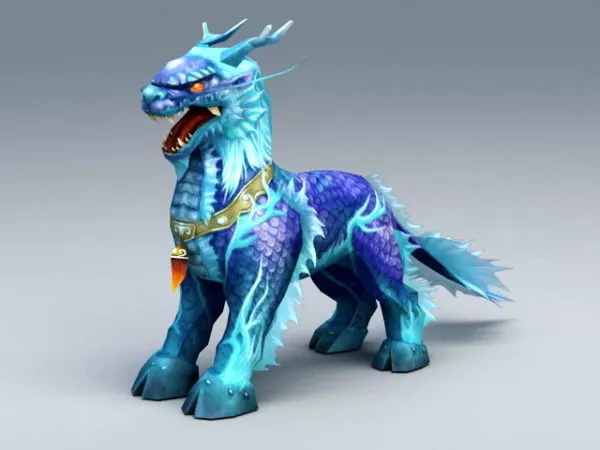 Blue Kirin 3d model Blue Kirin 3d model