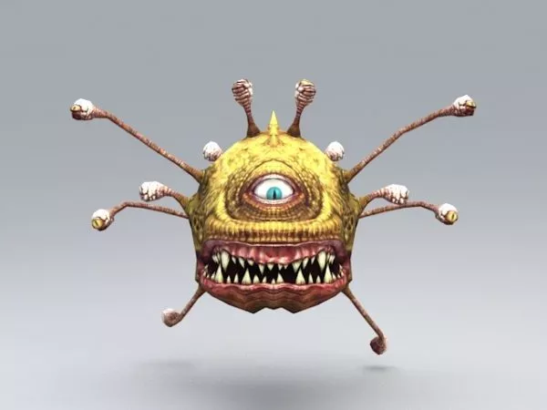 Beholder Monster 3d model Beholder Monster 3d model